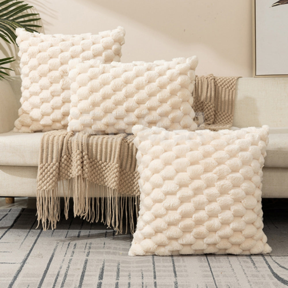 VelvetSoft Plüsch-Kissenbezug für Sofa oder Bett