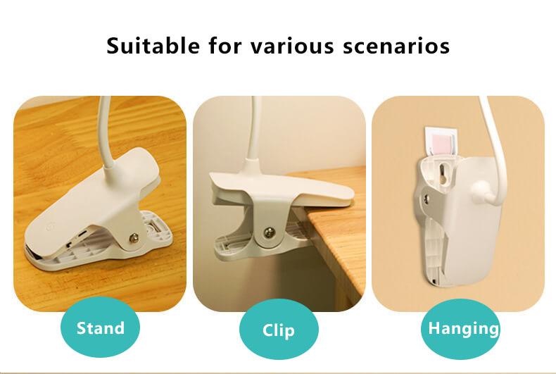 Simple LED Clip Desk Lamp