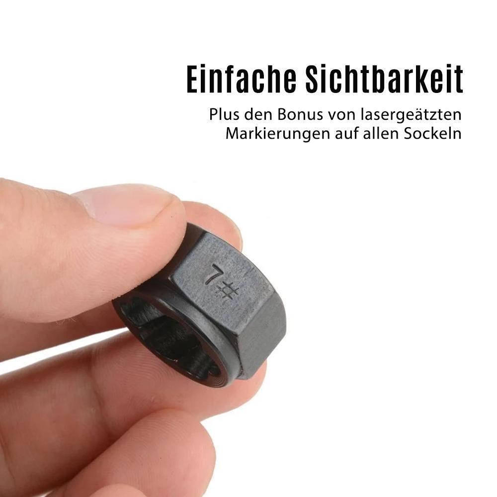 Werkzeugset zum Entfernen von beschädigten Schrauben und Muttern