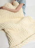 Chunky Knit Handmade Weighted Throw
