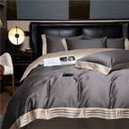 OpulenceSleep 4-Piece Satin Bedding Set