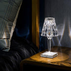 Kristall-Tischleuchte mit Touch-Steuerung - LumeCrystal