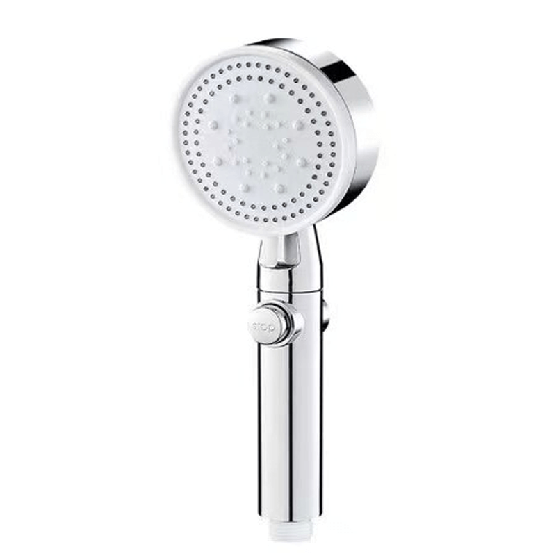 FlowControl Duschkopf mit 5 Einstellungen und Druckknopf