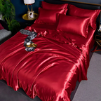 Silk-Finish Bedding Set