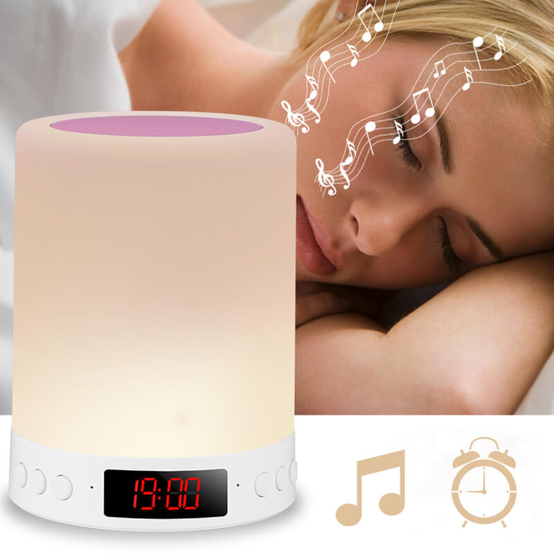 Bluetooth-Lautsprecher & Bunte LED-Tischleuchte