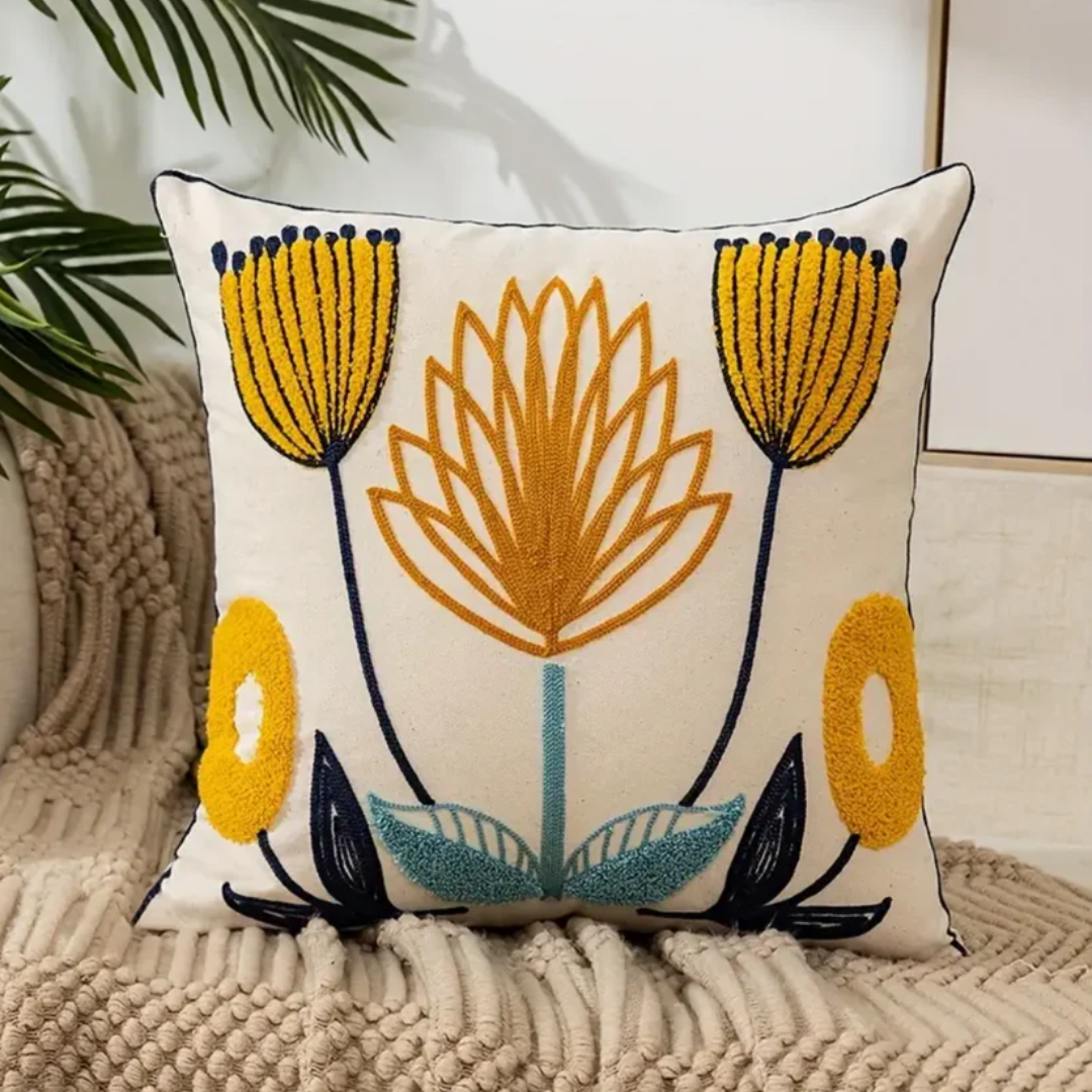 Cushion with Floral Print
