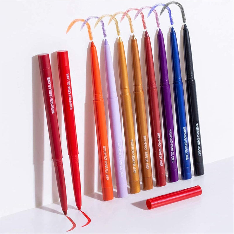 20-teiliges farbiges Eyeliner-Stift-Set