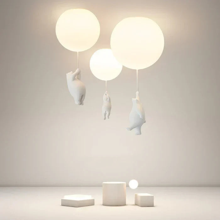 Kinder-Deckenleuchte Bär und Ballon