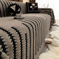 Heritage Plush Tufted Sofa Cover