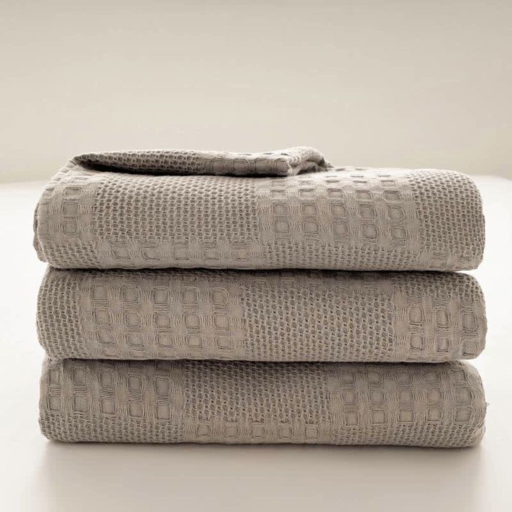 Organic Cotton Waffle Blanket