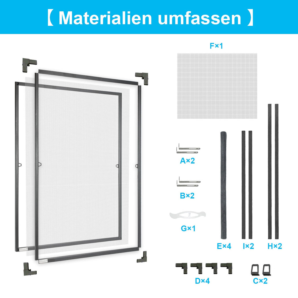 Anthracite Window Insect Screen