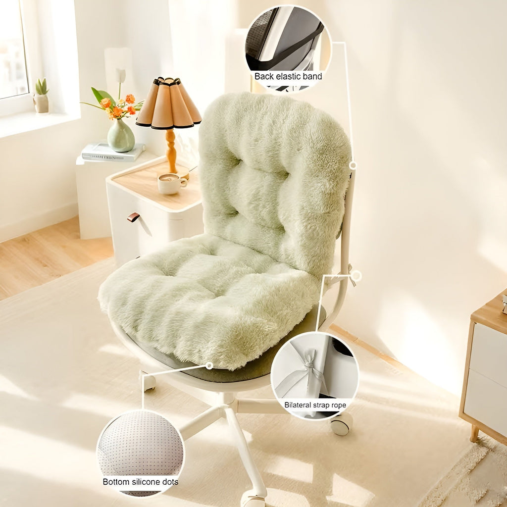 Soft seat cushion made of faux fur – Extra thick & cuddly