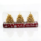 Festive Boot-Shaped Candle Set
