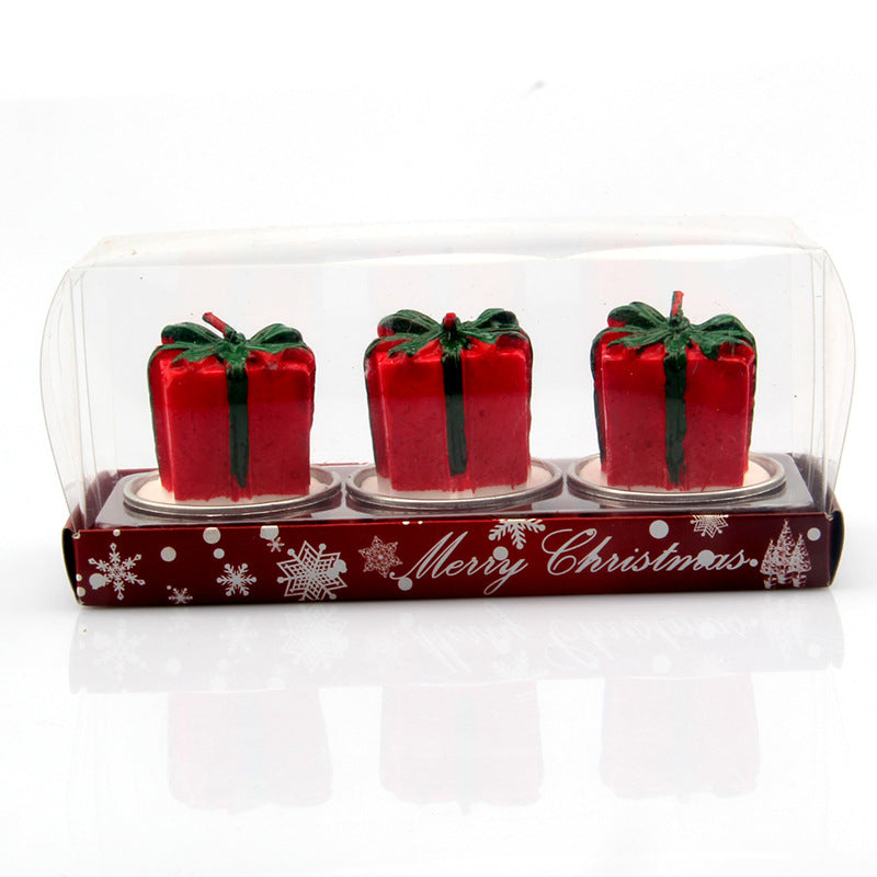 Festive Boot-Shaped Candle Set