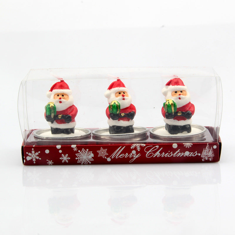 Festive Boot-Shaped Candle Set