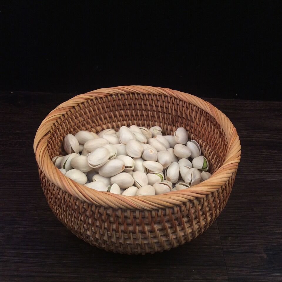 Handcrafted Decorative Rattan Fruit Basket