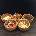 Handcrafted Decorative Rattan Fruit Basket