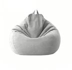 Solid Color Beanbag Sofa Cover