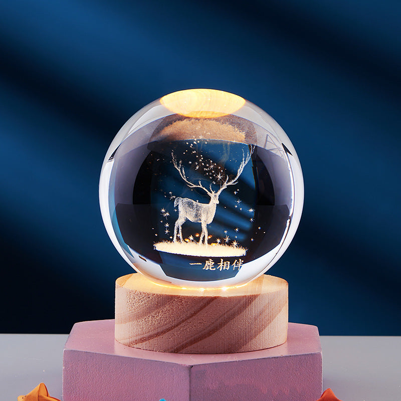3D-Kristall-LED-Tischleuchte