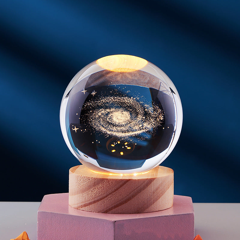 3D-Kristall-LED-Tischleuchte