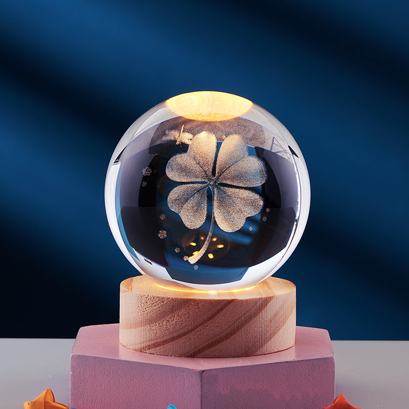 3D-Kristall-LED-Tischleuchte