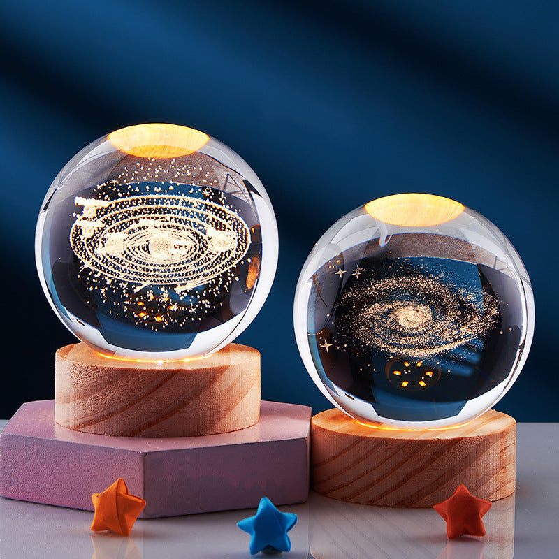 3D-Kristall-LED-Tischleuchte