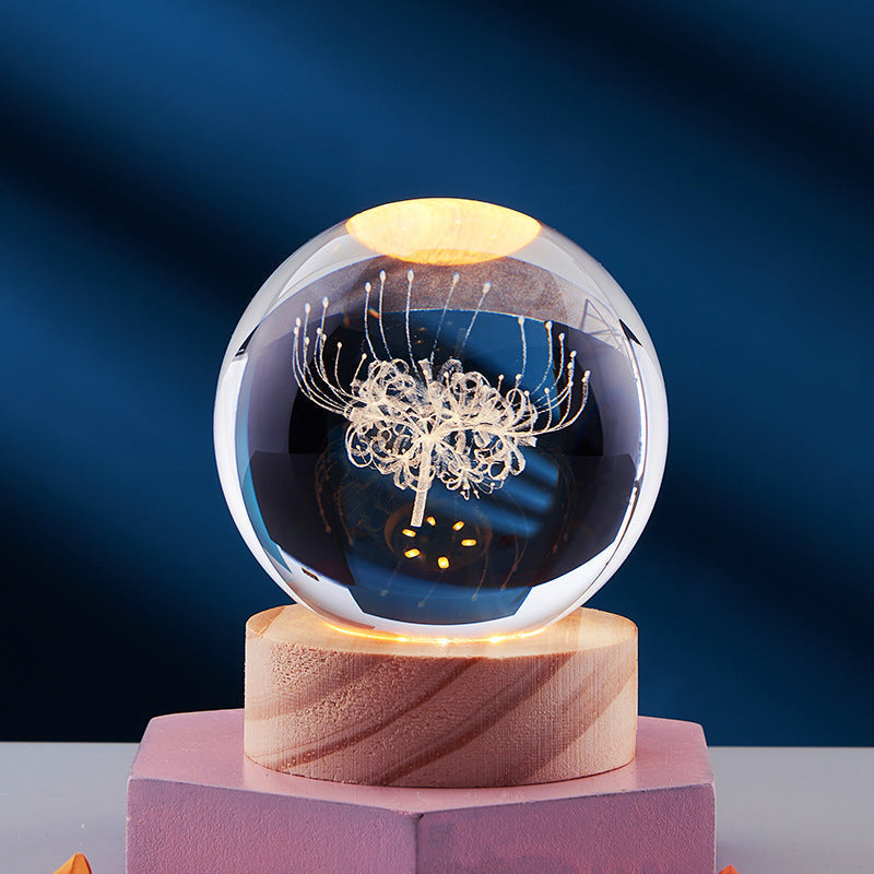 3D-Kristall-LED-Tischleuchte