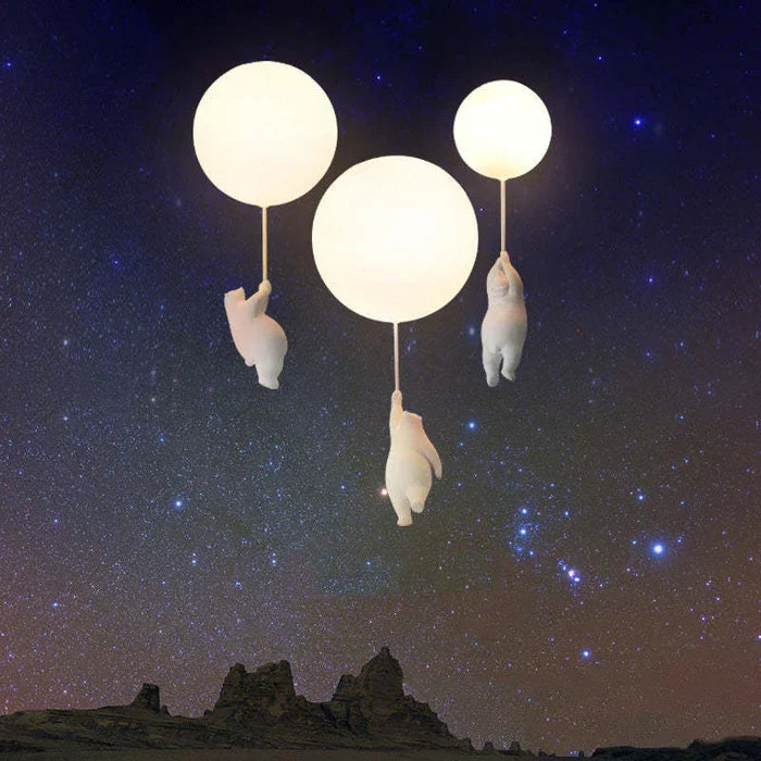 Kinder-Deckenleuchte Bär und Ballon