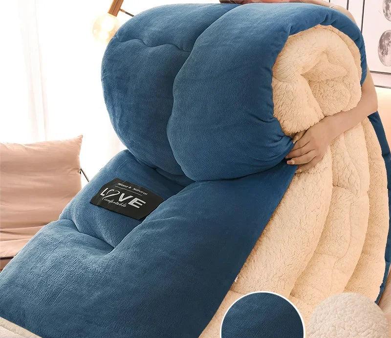 Premium Double-Layer Flannel Fleece Winter Blanket