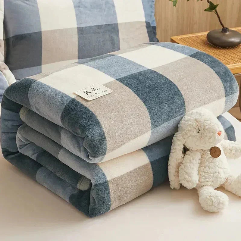 Cozy Flannel Throw Blanket