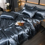 Luxury Solid Satin Duvet Cover
