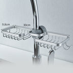 Shower Holder for Shampoo & Soap – Stainless Aluminium – No Drilling