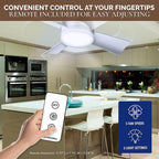 Deckenventilator mit Licht