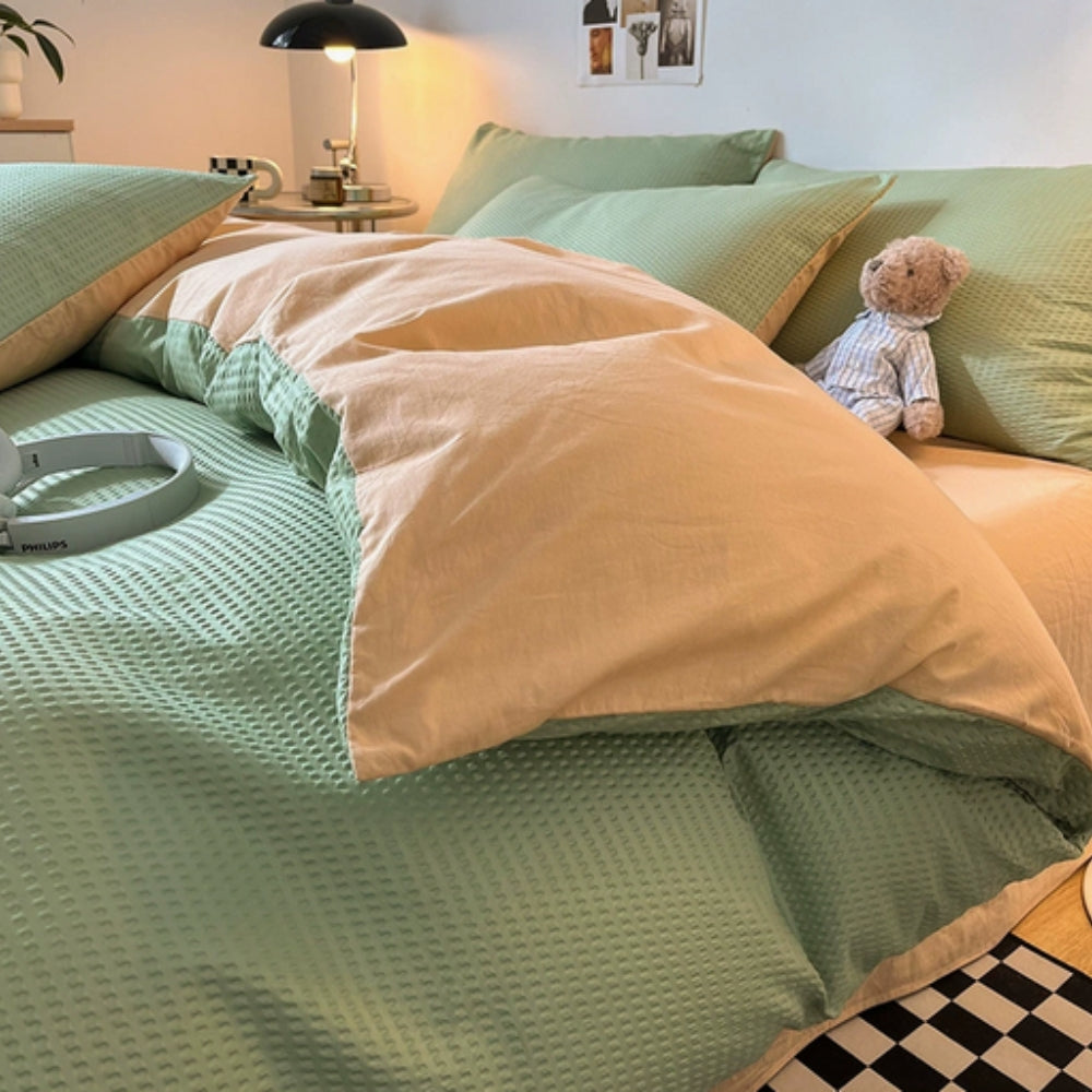 Beaumont Waffle Duvet Set