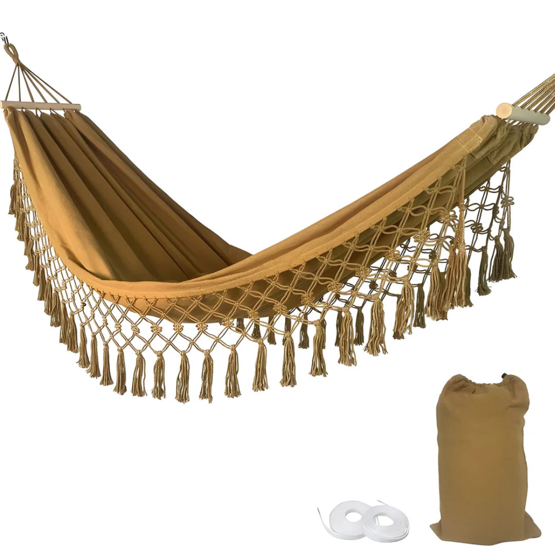 Comfortable Boho Cotton Hammock
