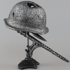 AntiqueLume | Vintage-Tischleuchte Stahlhelm