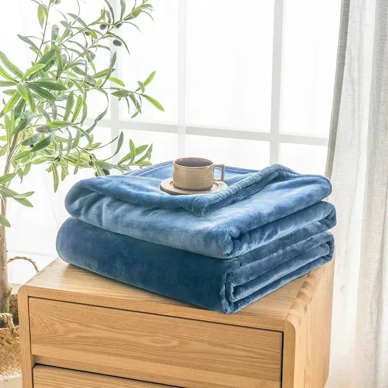 Cozy Flannel Throw Blanket