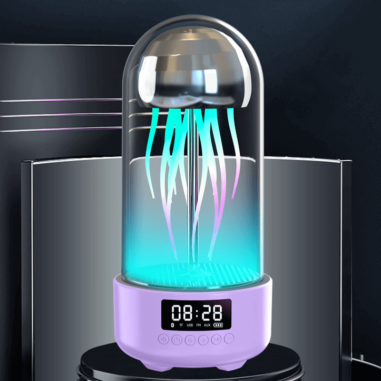 Kreative 3-in-1 Quallen-Lampe mit Bluetooth-Lautsprecher