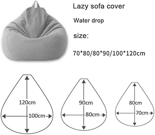 Luxuriöser Leinen-Sitzsack – Ergonomischer & stilvoller Komfort