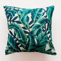 Tropical Leaf Print Decorative Pillow