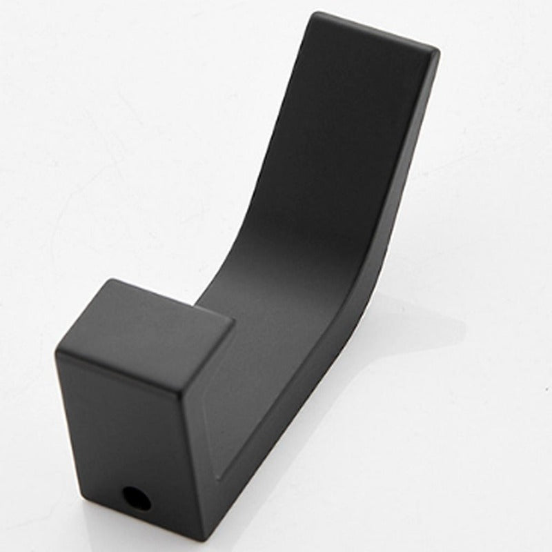 Aviro Aluminium-Wandhaken – Modernes Set in Schwarz/Weiß