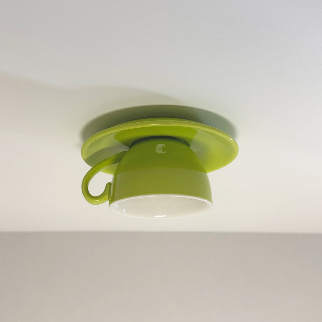 Deckenleuchte Keramik Kaffeetasse Form