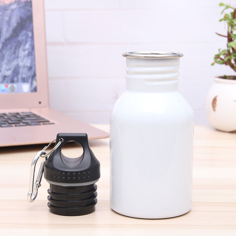 Thermo Drinking Bottle with Wooden Lid