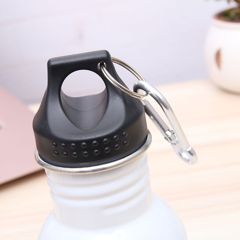 Thermo Drinking Bottle with Wooden Lid
