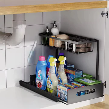 2-Tier Slide-Out Under-Sink Organizer