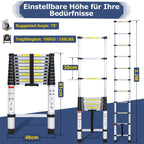 Teleskopleiter aus Aluminium bis 150kg