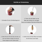 Weinöffner mit Luftdruck