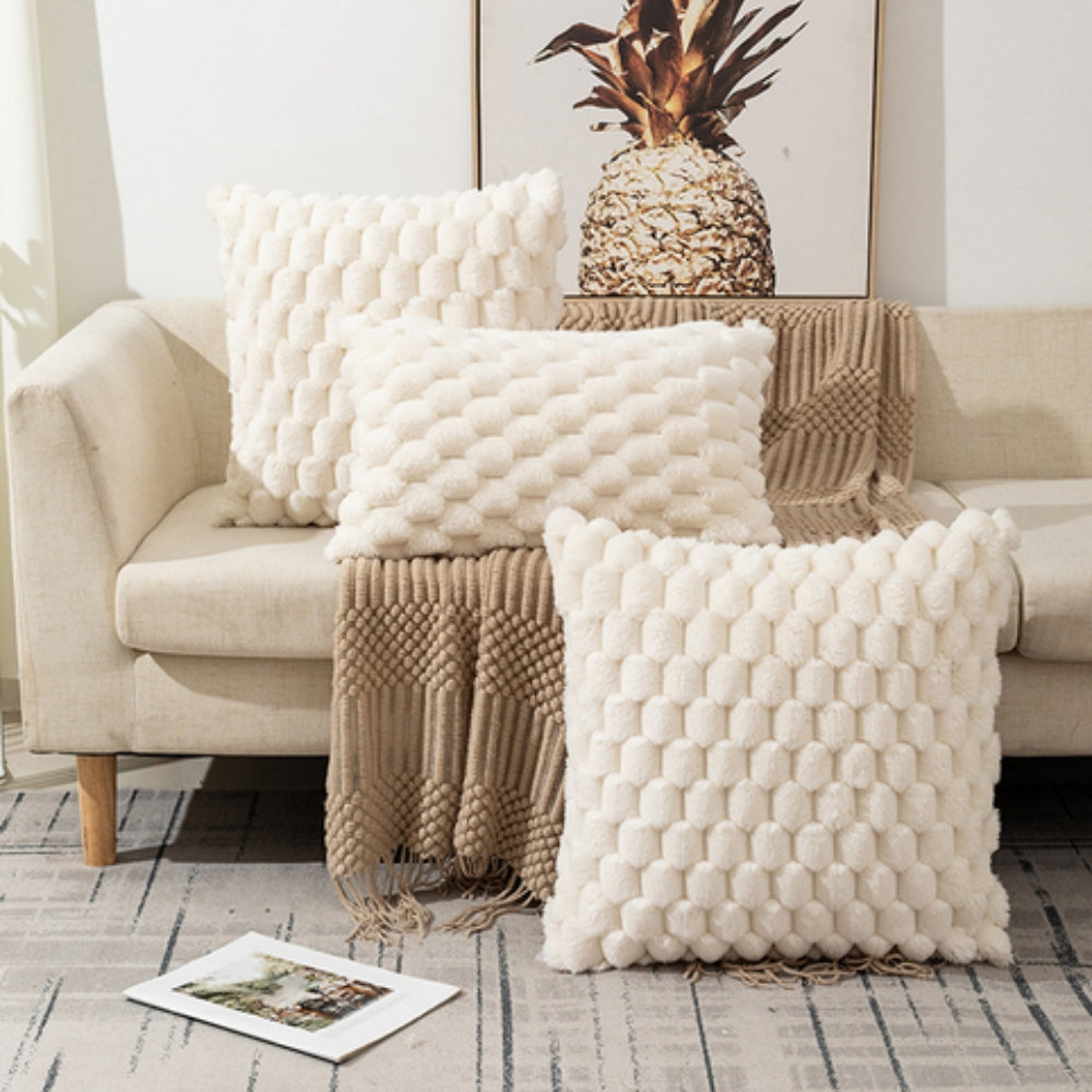 VelvetSoft Plüsch-Kissenbezug für Sofa oder Bett