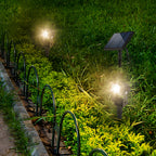 4-in-1 verstellbarer Solar-Außenstrahler, 100-200 Lumen