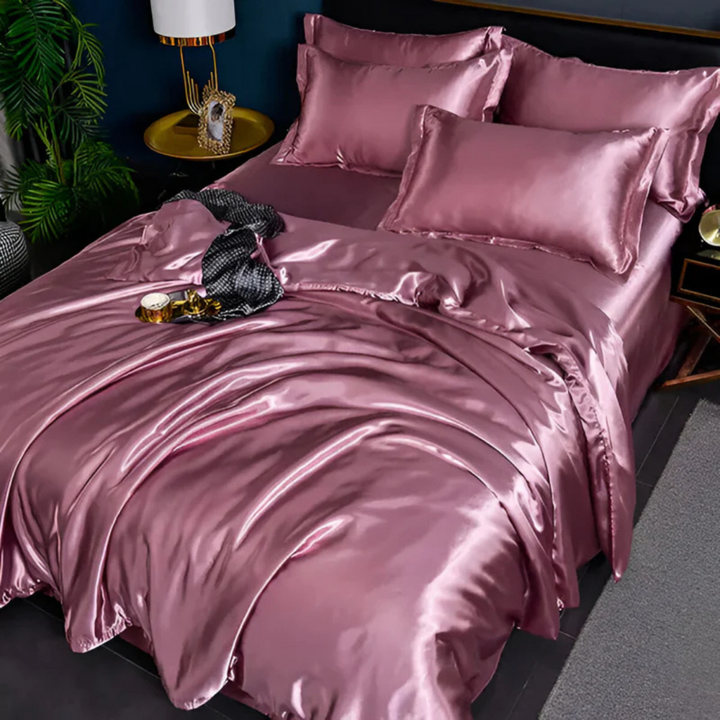 Silk-Finish Bedding Set